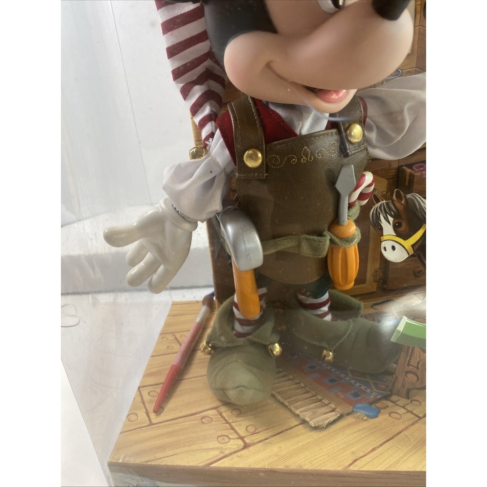 Disney Santa Little Helper Mickey Mouse Christmas Holiday Doll Mattel 2001 Vtg - Picture 3 of 16